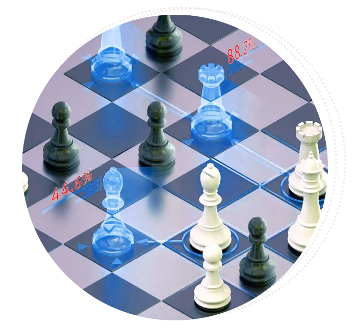 chess game seen through computer vision