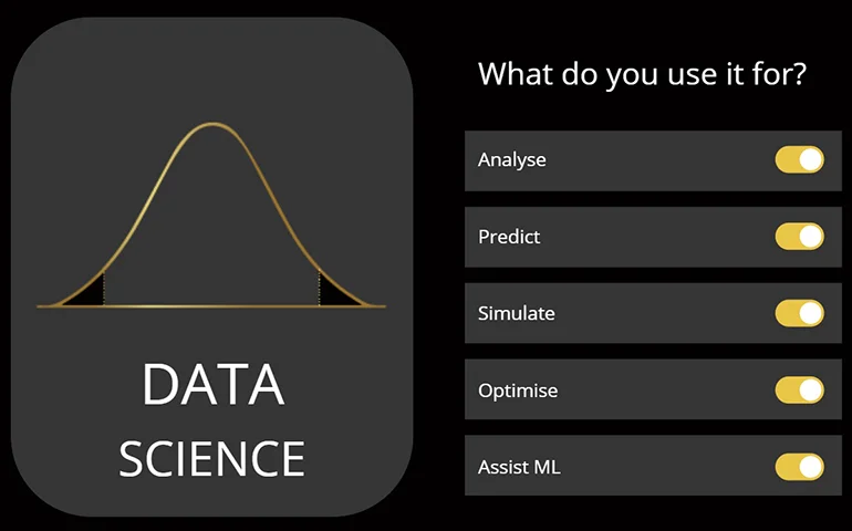 data science uses in bullet points
