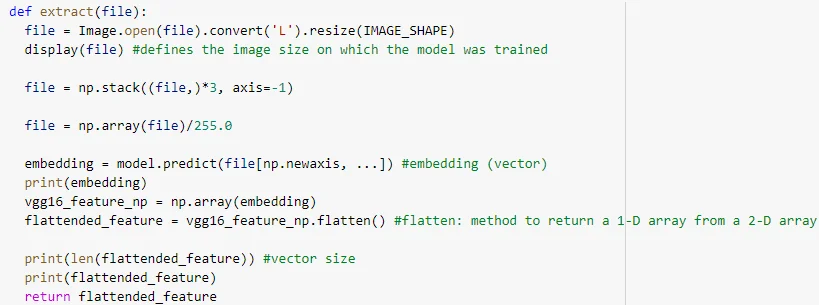 image similarity code with deep learning